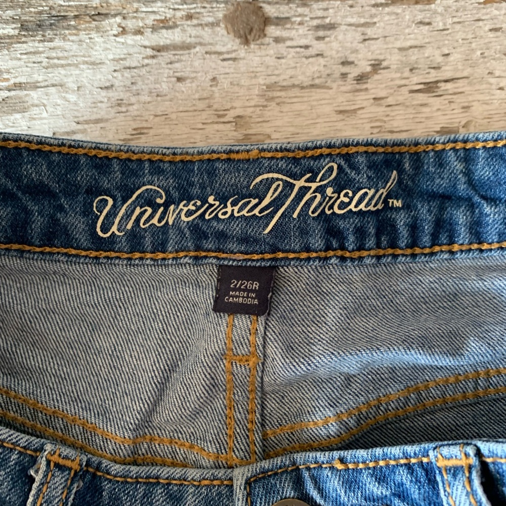 Universal Thread | High Rise Shortie Denim Shorts - Picture 5 of 7